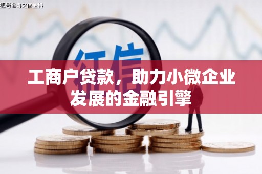 岑巩工商户贷款，助力小微企业发展的金融引擎