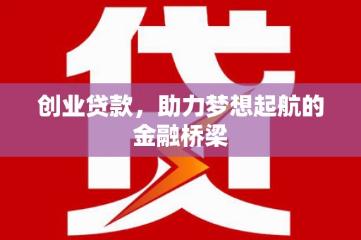 岑巩创业贷款，助力梦想起航的金融桥梁