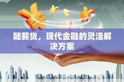 岑巩随薪贷，现代金融的灵活解决方案
