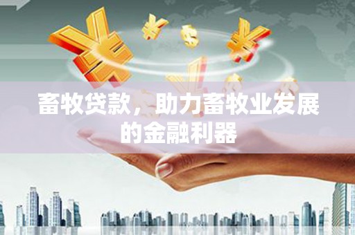 岑巩畜牧贷款，助力畜牧业发展的金融利器