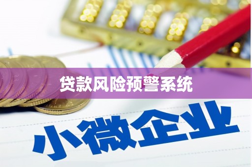 岑巩贷款风险预警系统