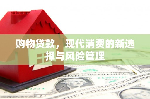 岑巩购物贷款，现代消费的新选择与风险管理