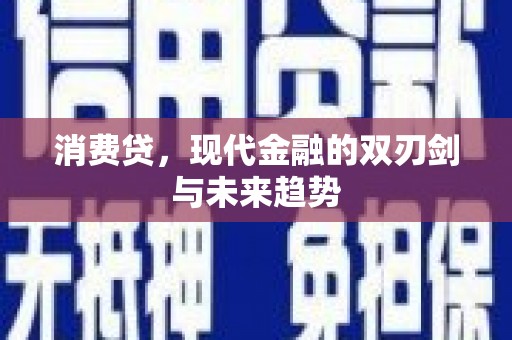 岑巩消费贷，现代金融的双刃剑与未来趋势