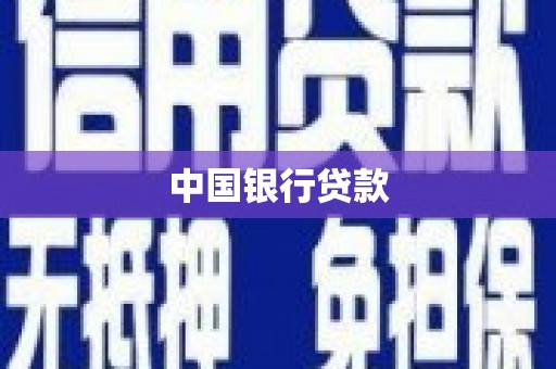 岑巩中国银行贷款