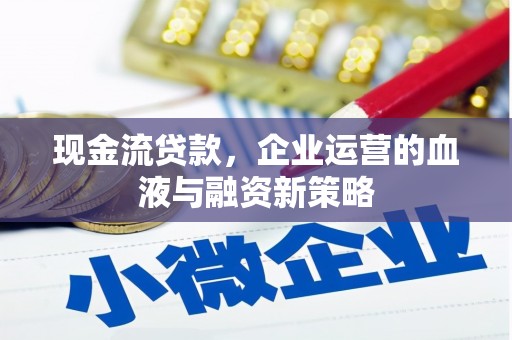 岑巩现金流贷款，企业运营的血液与融资新策略