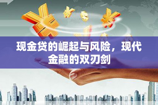 岑巩现金贷的崛起与风险，现代金融的双刃剑