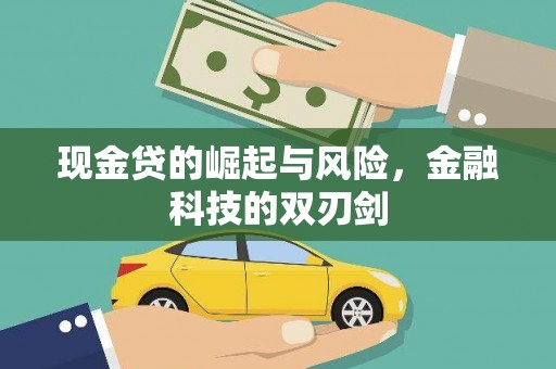 岑巩现金贷的崛起与风险，金融科技的双刃剑