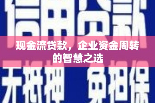 岑巩现金流贷款，企业资金周转的智慧之选