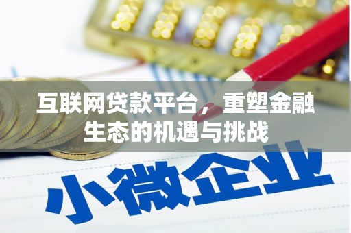 岑巩互联网贷款平台，重塑金融生态的机遇与挑战