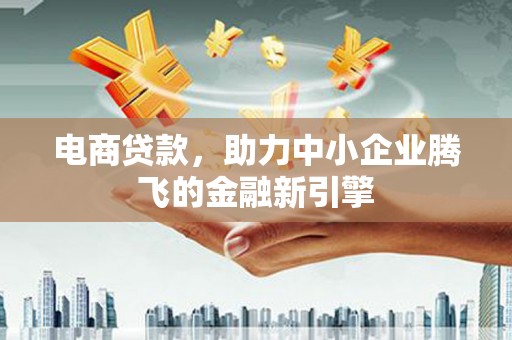 岑巩电商贷款，助力中小企业腾飞的金融新引擎