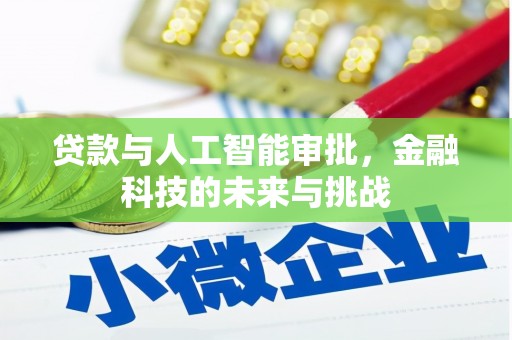 岑巩贷款与人工智能审批，金融科技的未来与挑战