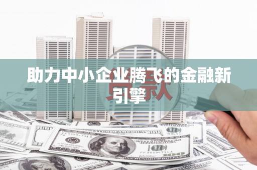 岑巩助力中小企业腾飞的金融新引擎
