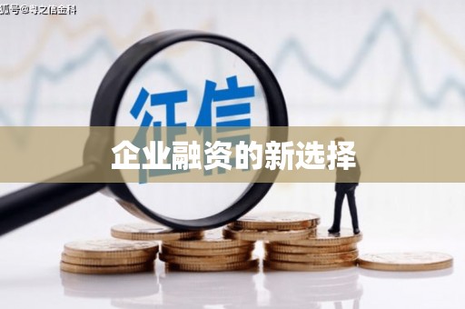 岑巩企业融资的新选择