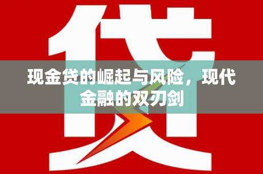 岑巩现金贷的崛起与风险，现代金融的双刃剑