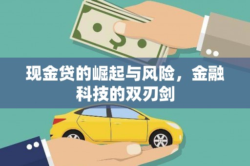 岑巩现金贷的崛起与风险，金融科技的双刃剑