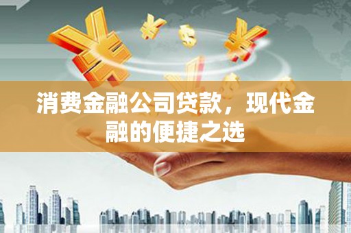 岑巩消费金融公司贷款，现代金融的便捷之选