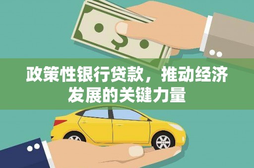 岑巩政策性银行贷款，推动经济发展的关键力量