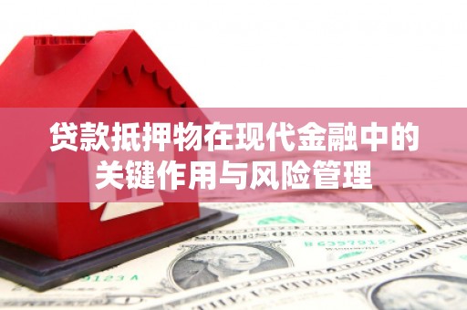 岑巩贷款抵押物在现代金融中的关键作用与风险管理
