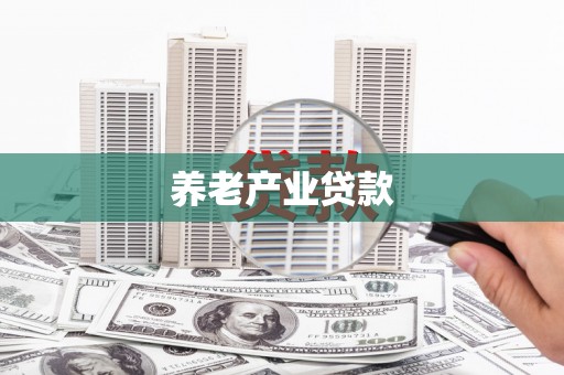 岑巩养老产业贷款