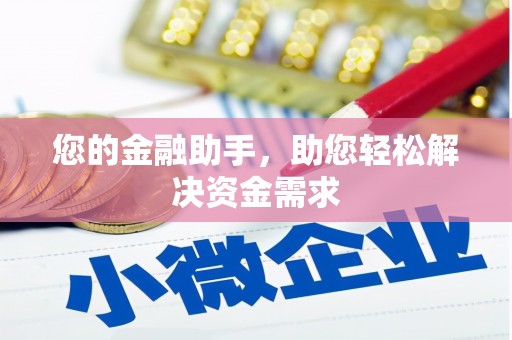 岑巩您的金融助手，助您轻松解决资金需求