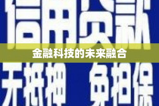 岑巩金融科技的未来融合