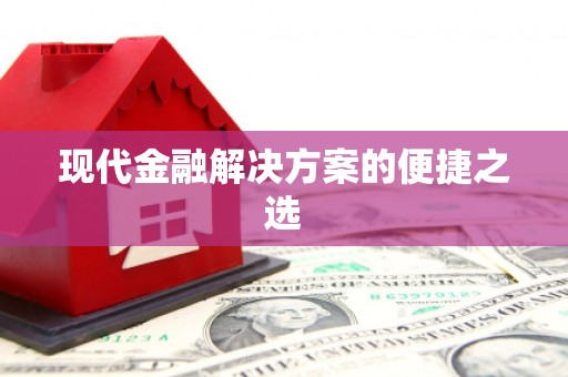 岑巩现代金融解决方案的便捷之选
