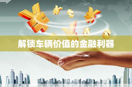 岑巩解锁车辆价值的金融利器