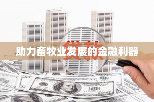 岑巩助力畜牧业发展的金融利器