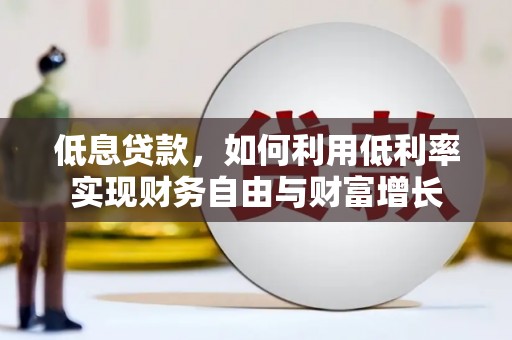 岑巩低息贷款，如何利用低利率实现财务自由与财富增长