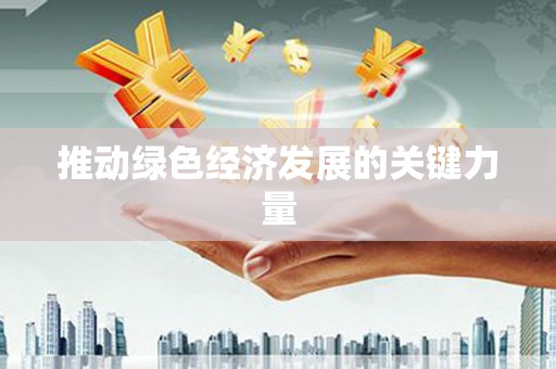 岑巩推动绿色经济发展的关键力量