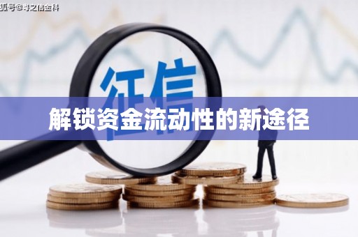 岑巩解锁资金流动性的新途径